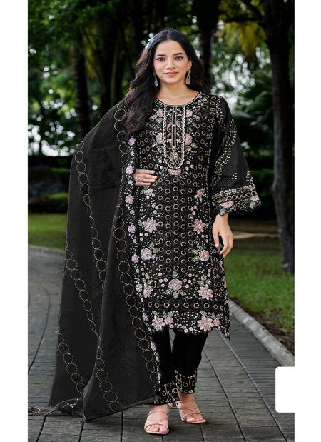 Motifz 5016 Kota Slub Embroidery Work Pakistani Salwar Kameez Suppliers In India